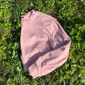 ❀ pink crop top 👚